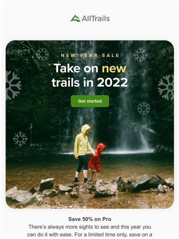 Explore new trails and save 50%