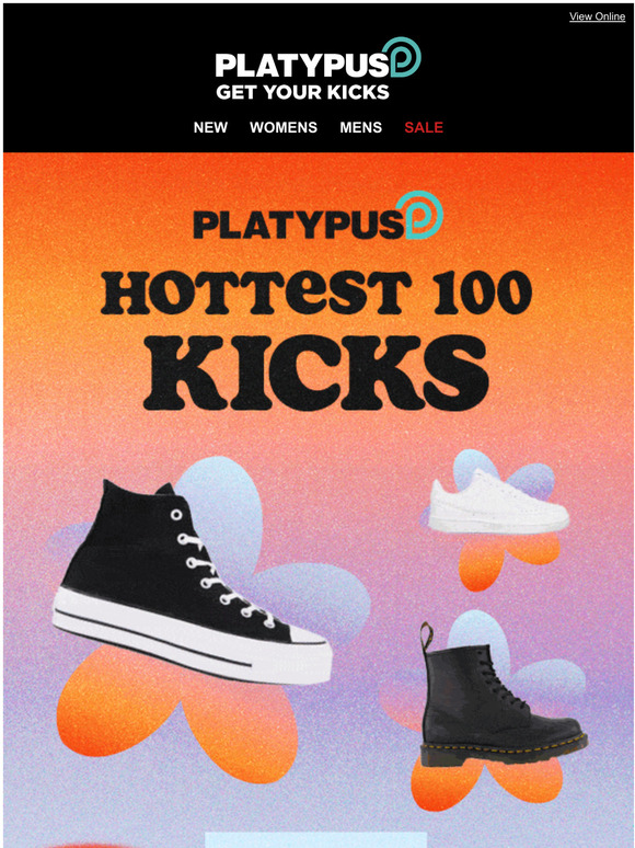 platypus rainbow vans