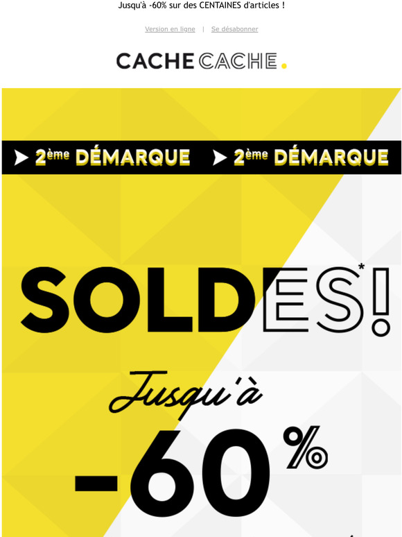 Soldes | 2me dmarque : jusqu' -60%