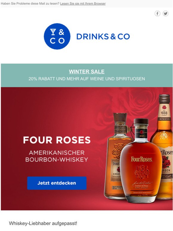 Jetzt neu: Four Roses Limited Edition Small Batch 2021!