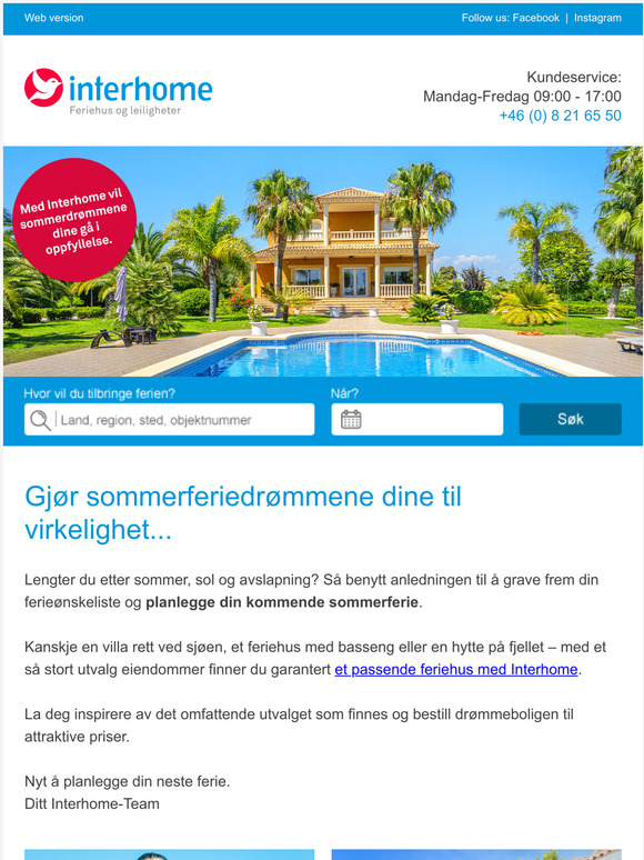 Sommer, sol og rekreasjon  planlegg sommerferien n!