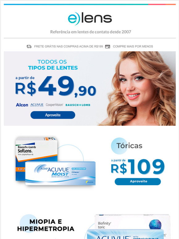 eLens: Confira suas lentes para miopia e hipermetropia, presbiopia e ...