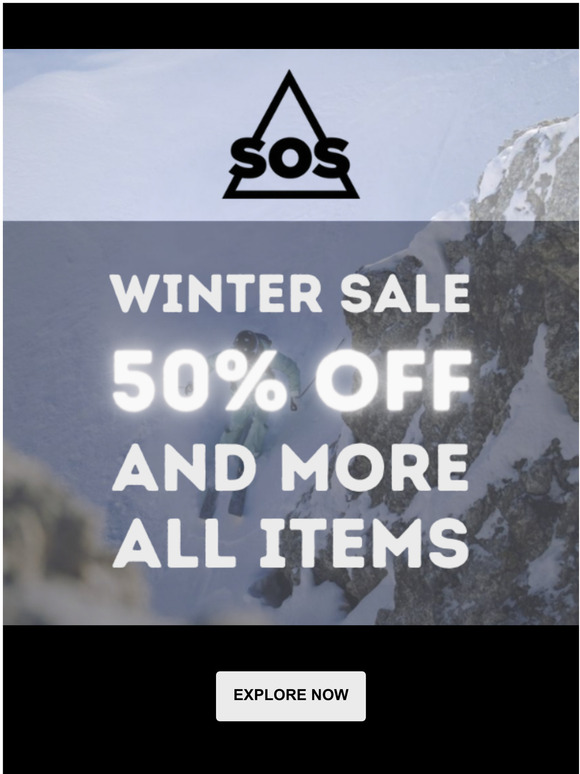 WINTER SALE -50% OFFand more on all items
