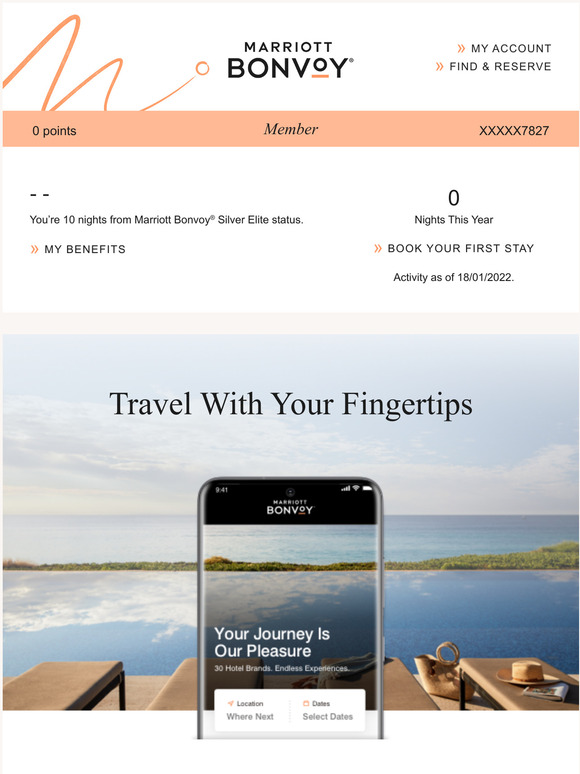 Your Marriott Bonvoy Account Update: Special Offers, Benefits & More