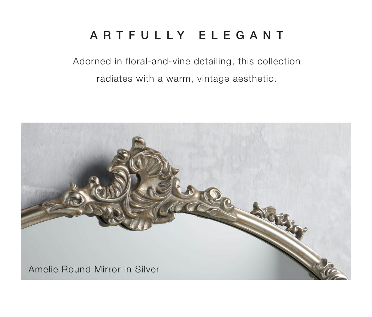 Arhaus The Amelie Mirror is *InStock* Milled