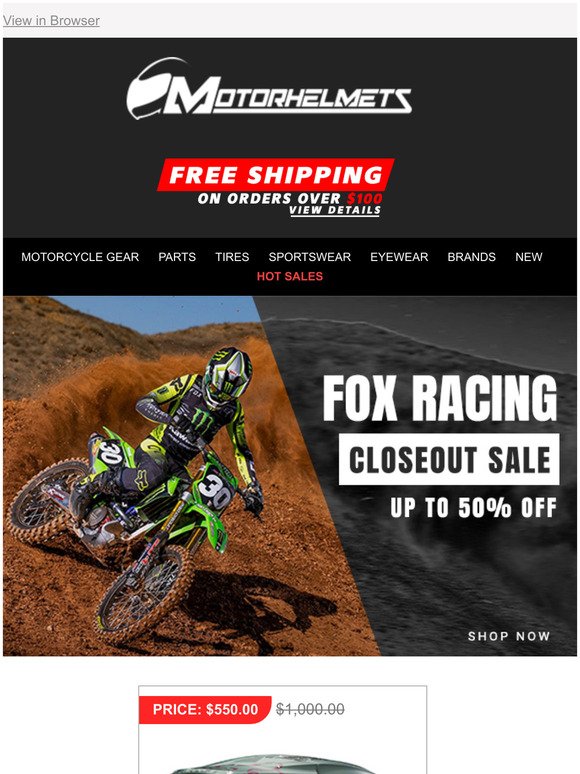 Gear Up for our Fox Racing Closeout Sale and Save Up to 50% Off!