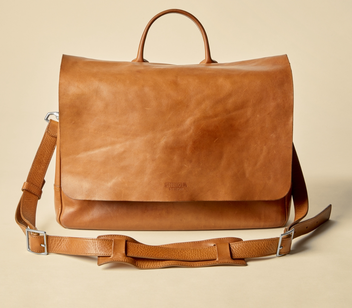 Shinola Detroit: Introducing the Post Bag: Sewn in the U.S.A. | Milled