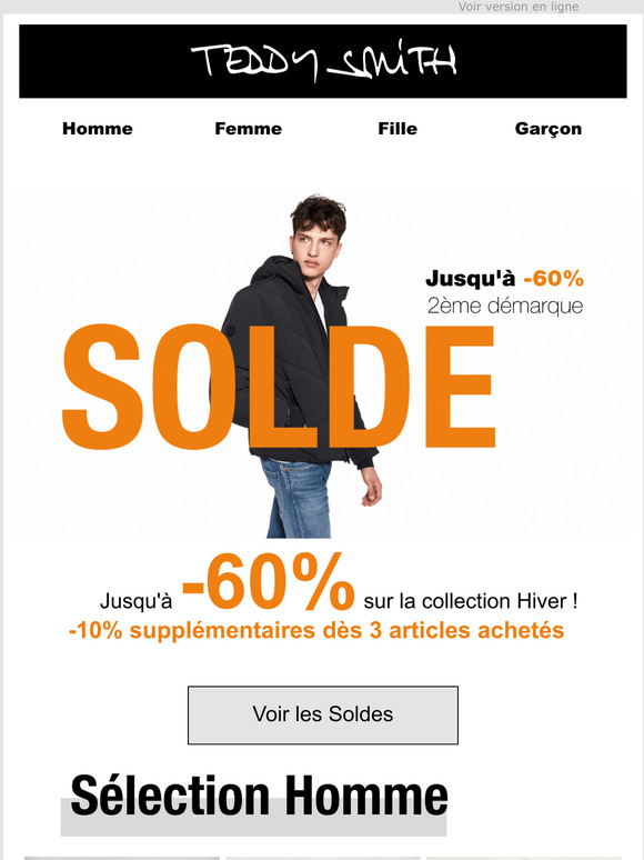 SOLDES : 2me dmarque jusqu' -60%