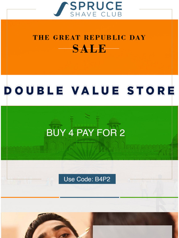 Hey, "Double or Quits"  This Republic Day ?? An offer you can't refuse 