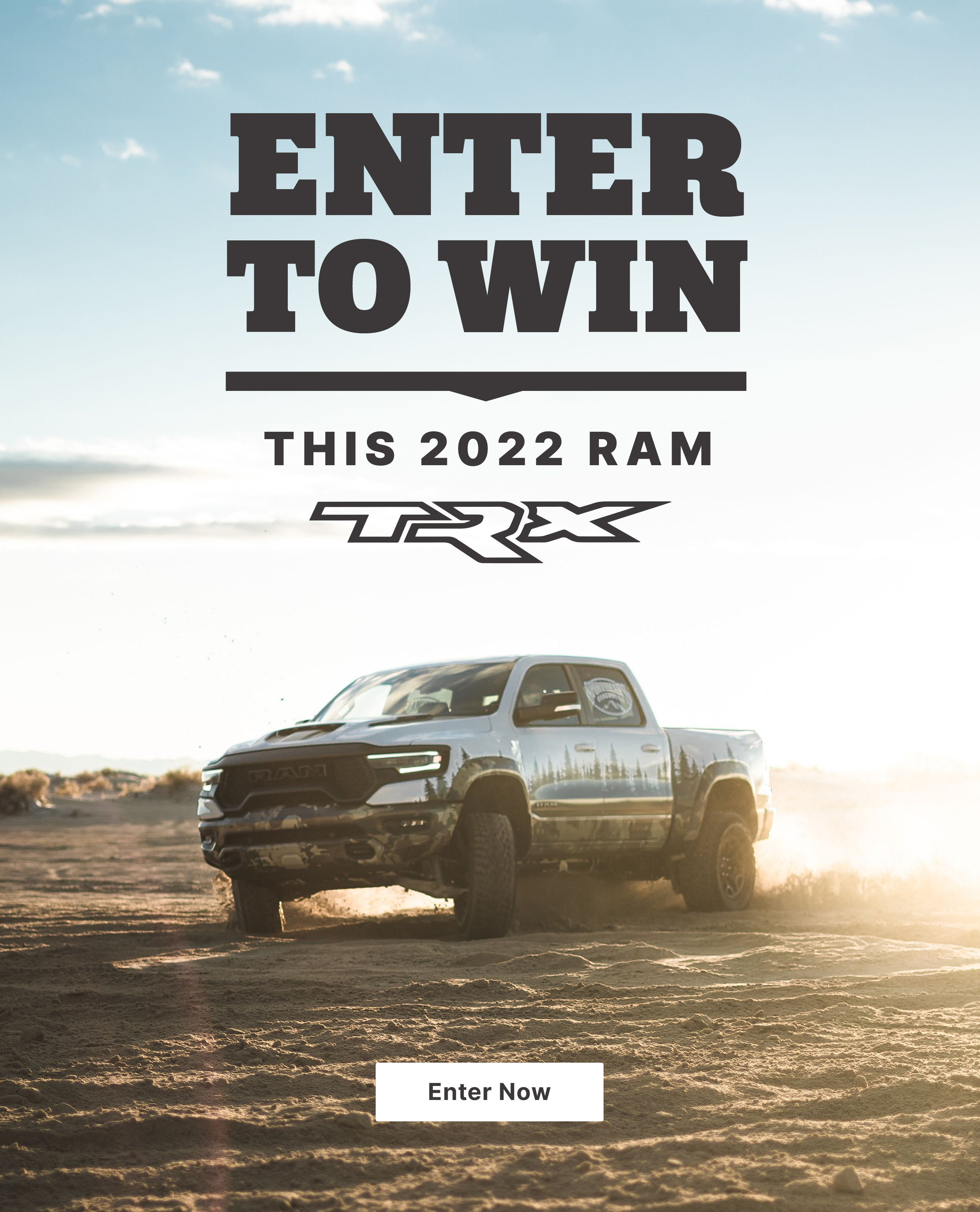 Sportsman's Warehouse Enter to Win the 2022 Ram 1500 TRX Sweepstakes