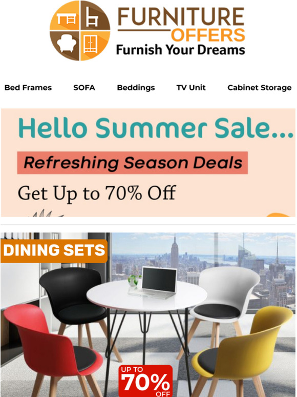 Get UP TO 70% Off  | Shop Best Collection Furniture Online - Furniture Offers