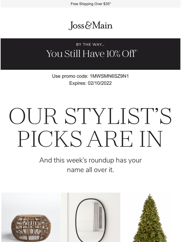 Joss & Main ON OUR RADAR Ava Coffee Table Milled