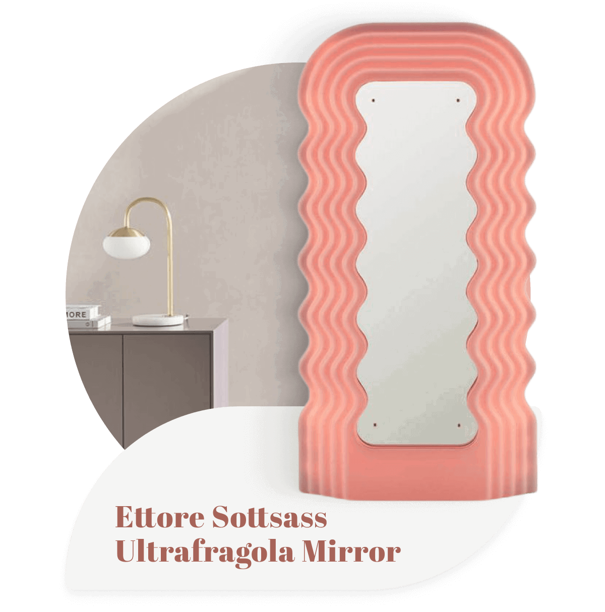 Ettore Sottsass Ultrafragola Mirror