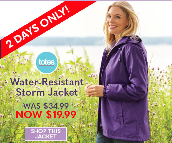 Totes hotsell storm jacket