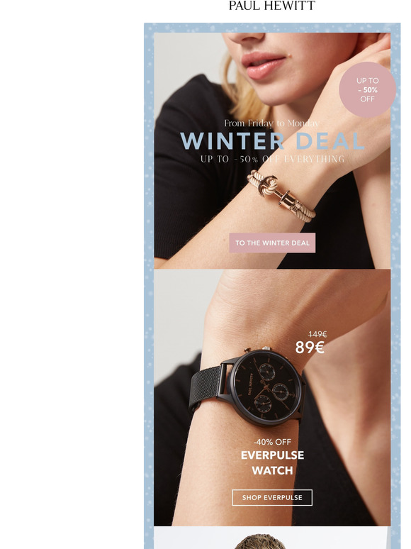The Winter Deal at PAUL HEWITT!