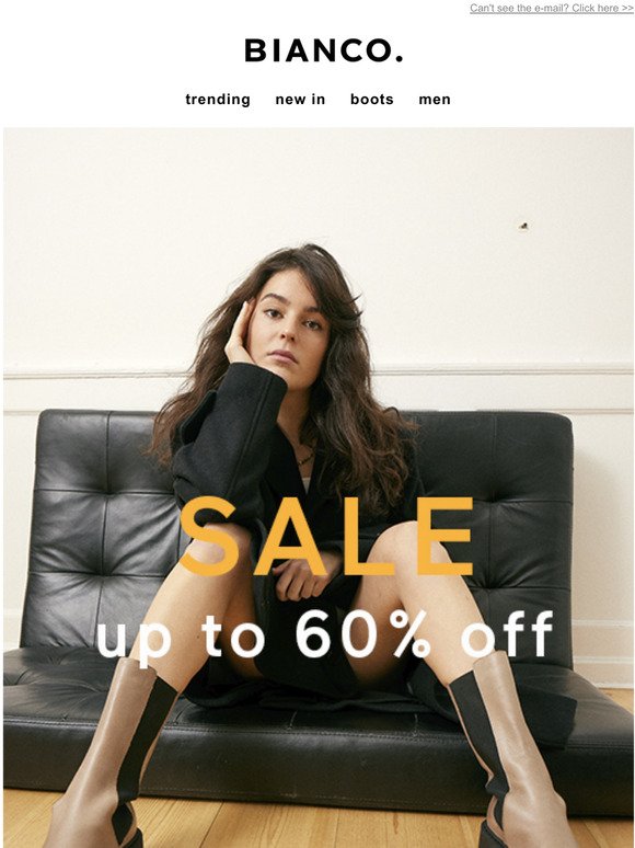 Sale is still on - up to 60% off!