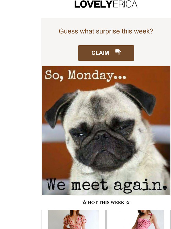 Again! Weekly mysterious box! Beat Monday Blues