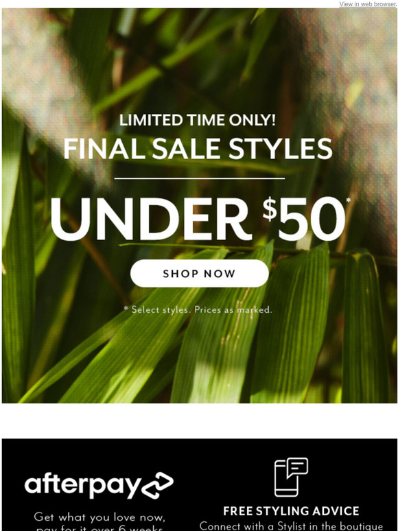 White House Black Market Email Newsletters Shop Sales, Discounts, and