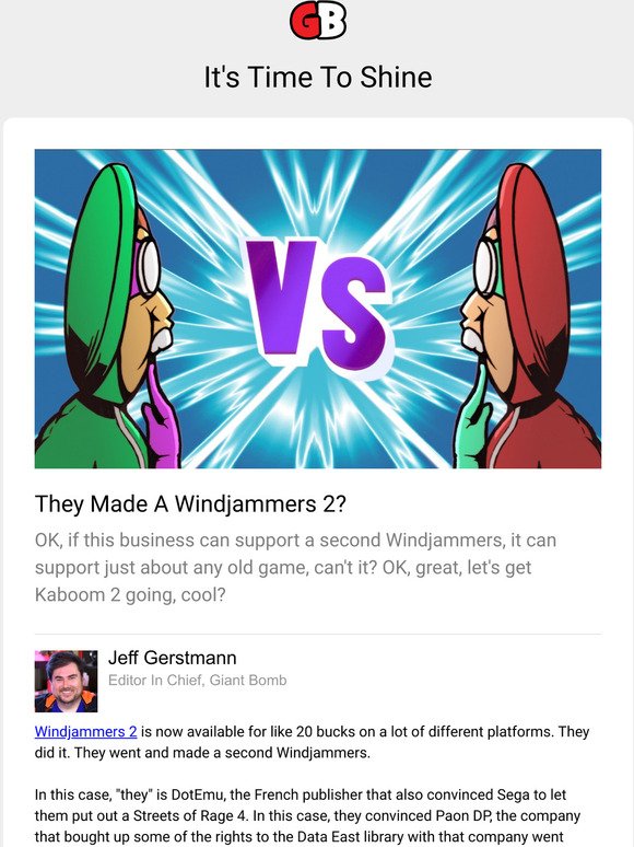 They Made A Windjammers 2?