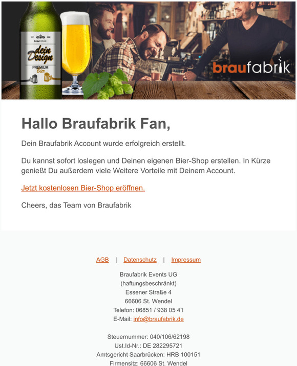 Willkommen bei Braufabrik