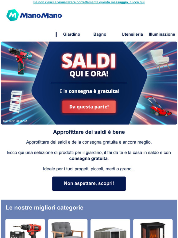 [Saldi]Consegna gratuita, di nuovo!