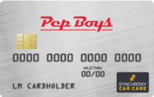 Pep Boys Prepaid Visa®  Card image