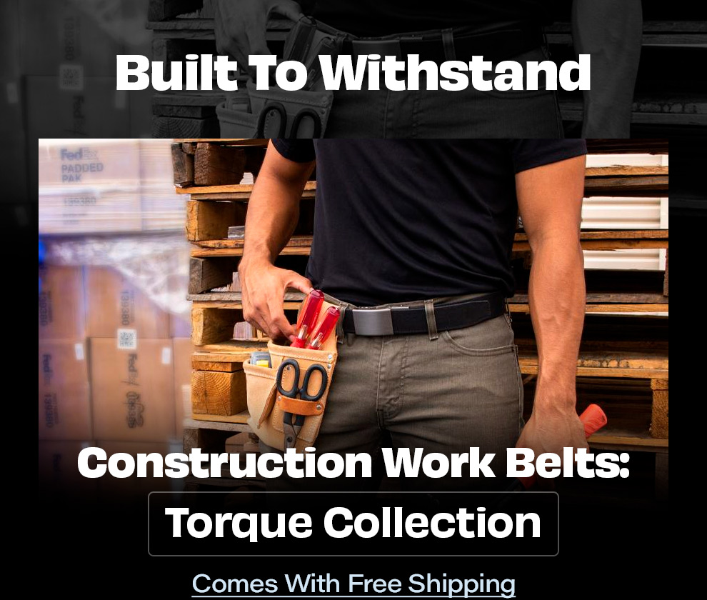 Nextbelt Spotlight Construction Work Belts Milled