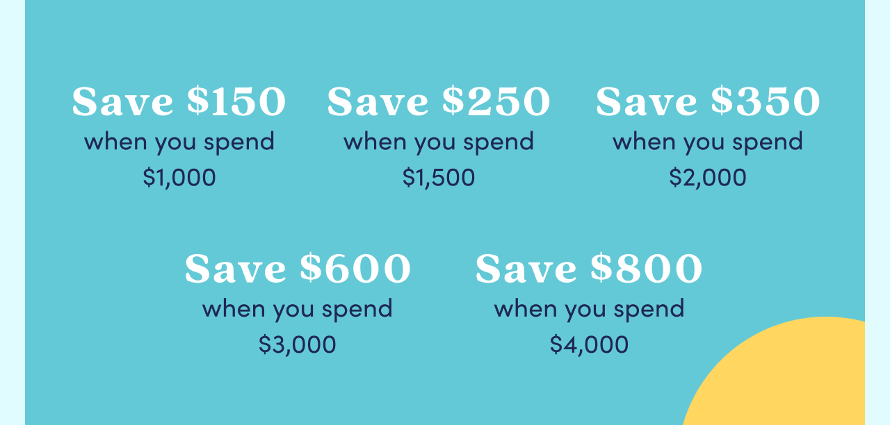 Save up to $800 - Spend & Save Sale on NOW 