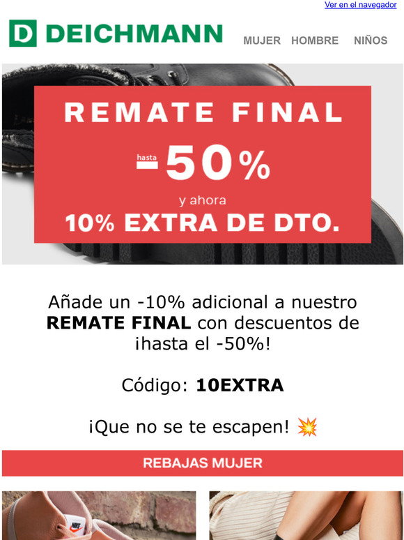 deichmann ES: Su bono de 5 Euros de Deichmann | Milled