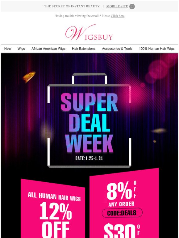 Now or Never SUPER DEAL WEEK is ON