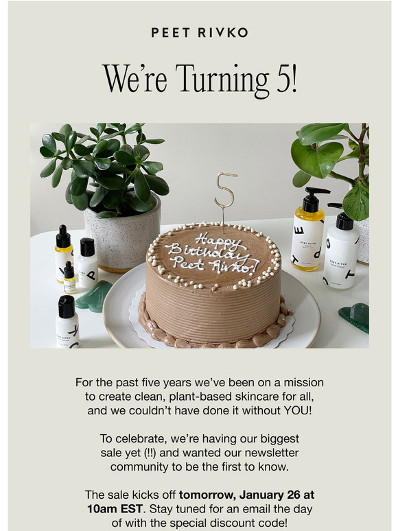 Youre invited to our biggest birthday party yet