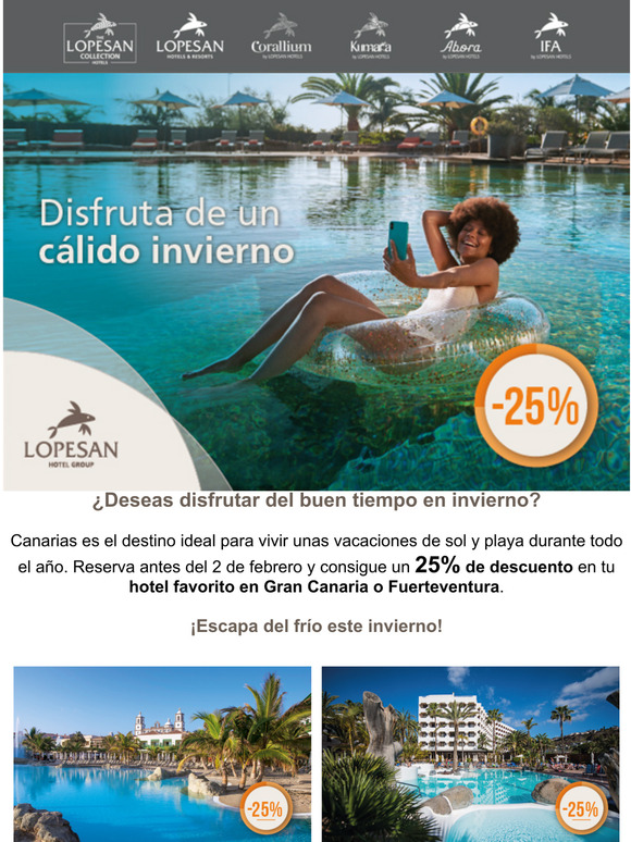 Disfruta de un clido invierno en Canarias