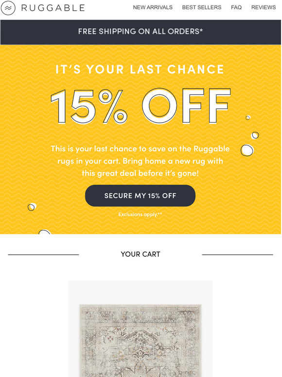 Ruggable Your offer is expiring! Milled