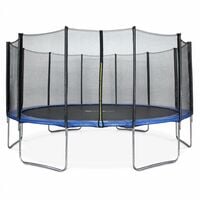 Trampolin Ø 490cm blau mit Schutznetz - Jupiter