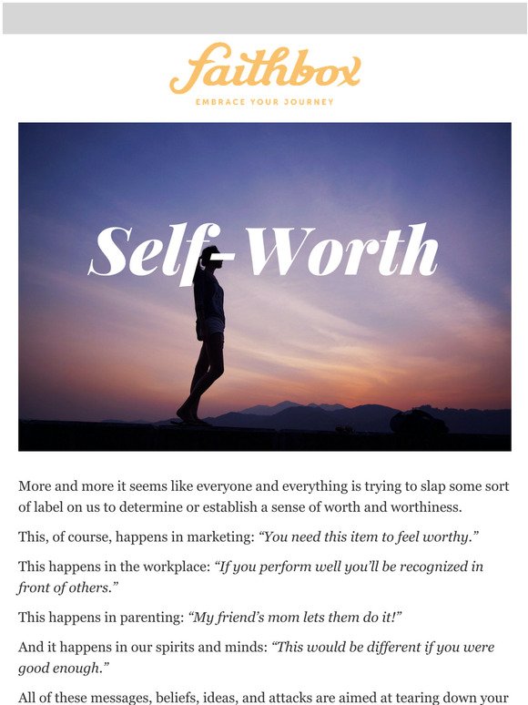 Who gets to define your Self-Worth?