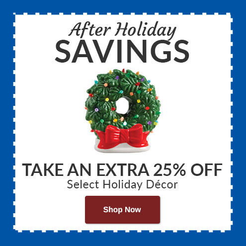 After Holiday Savings...Shop Here