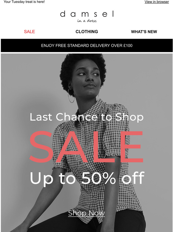 Don't miss out...Up to 50% off continues