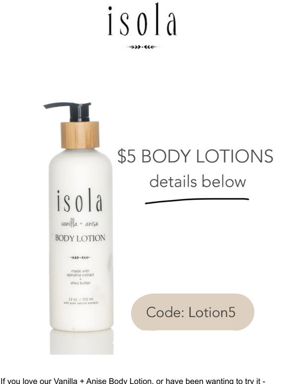 $5 Body Lotion // Don't miss this deal!
