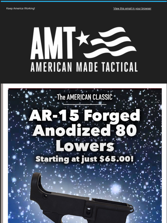 American Made Tactical The AMERICAN CLASSIC 80 Lower
