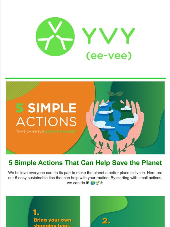 5 Simple Actions to Help Save the Planet