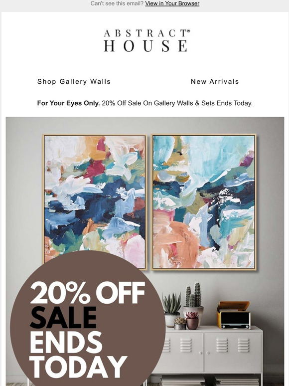 SALE ENDS TODAY - Decorate Your Home The Green Way