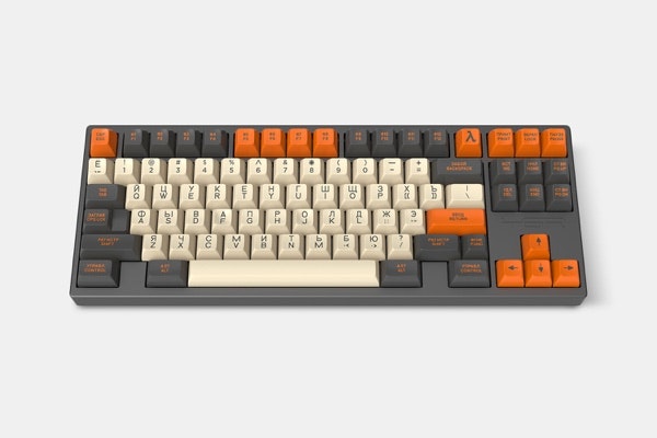 Drop: Drop + T0mb3ry SA Carbon R3 Custom Keycap Set: Iconic Colors