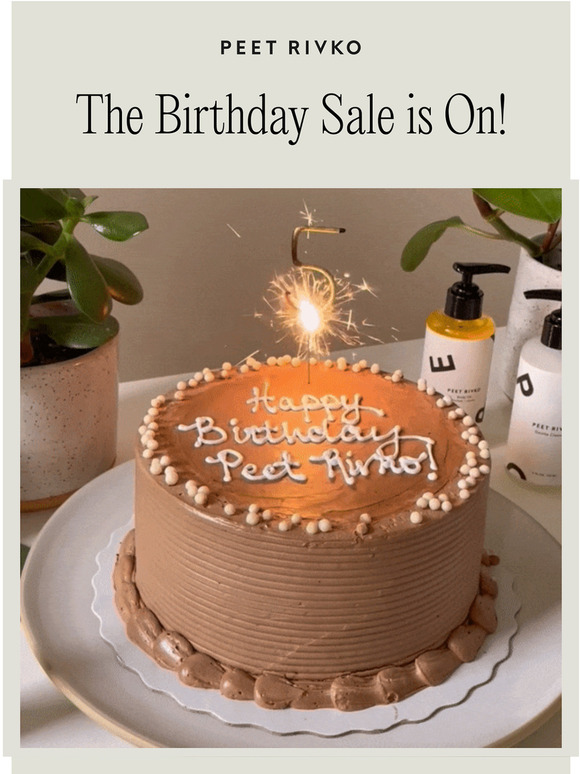 Celebrate our birthday with 25% off site-wide