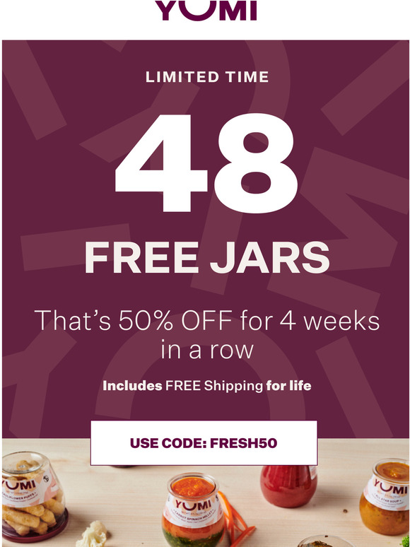 Yumi: Join now & get 48 FREE meals! | Milled