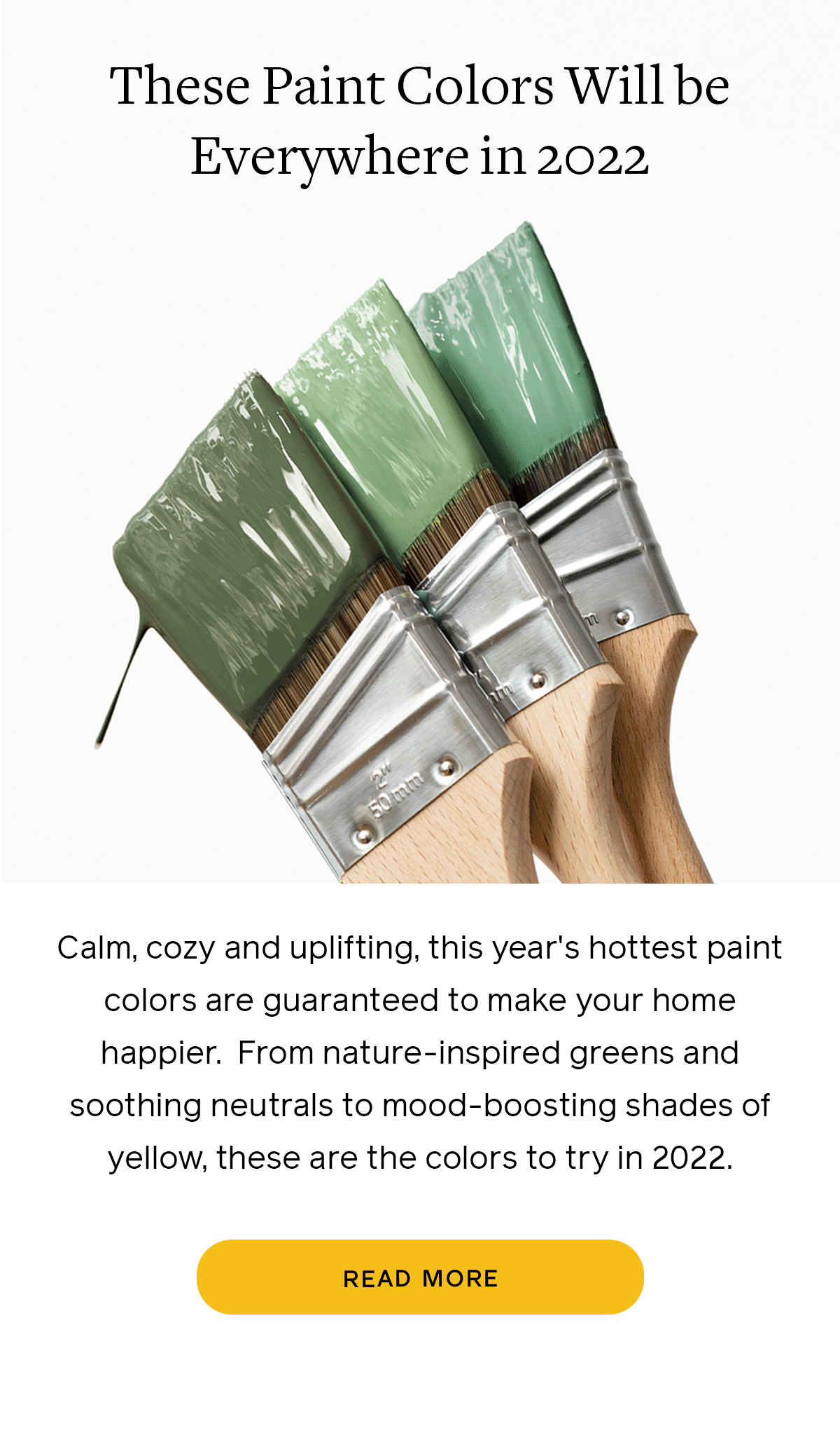 Clare 2022s hottest paint colors are Milled