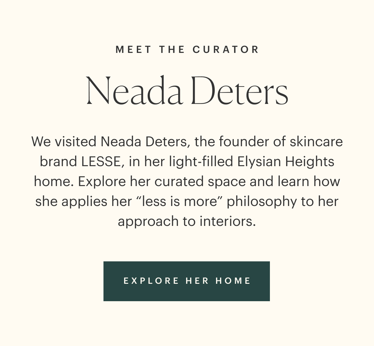 Explore the LA-based home of the LESSE Founder