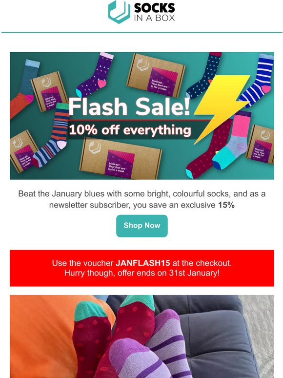 Flash sale - save 15% off