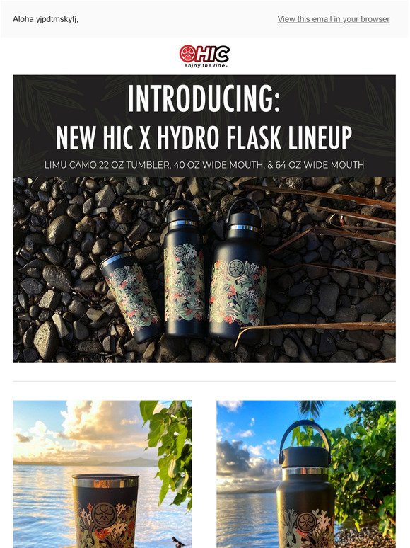 Hydro Flask Hawaii Ombre 32 oz. - HIC Online - Hawaiian Island Creations