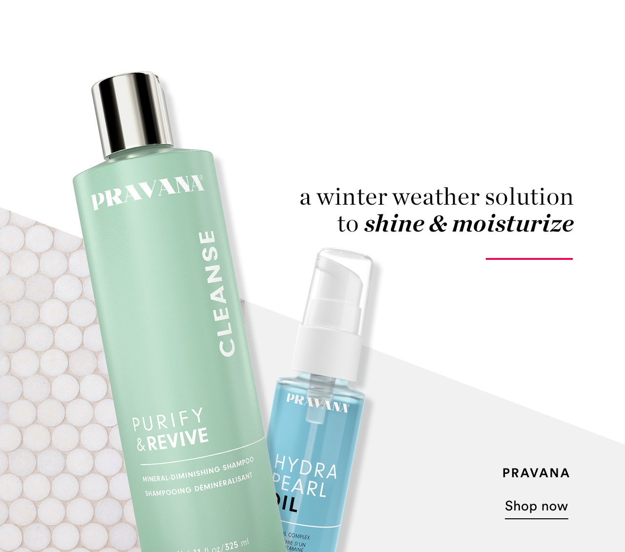 A winter weather solution to shine & moisturize | Pravana