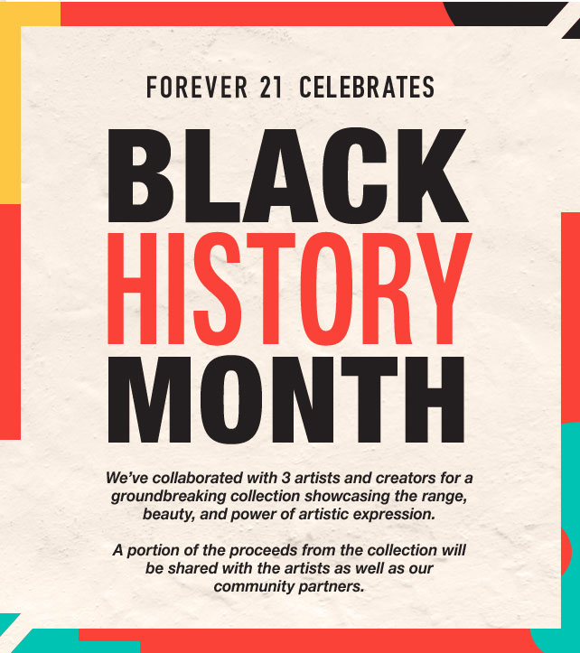 Forever 21 is celebrating Black History - Cherry Hill Mall